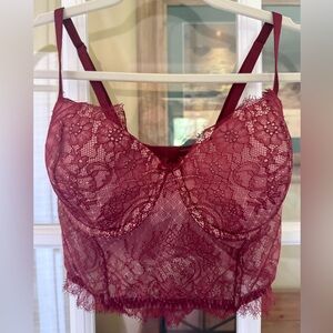 NWOT Victoria's Secret Dream Angels Lace Long Line Bustier Top